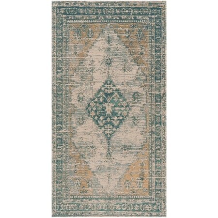 Safavieh Classic Vintage Traditional Rectangle Power Loomed RugsAqua 6 x 9 ft. CLV113J-6